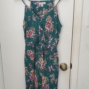 Monteau Los Angeles Lined Floral With Thin Straps Women's Size M